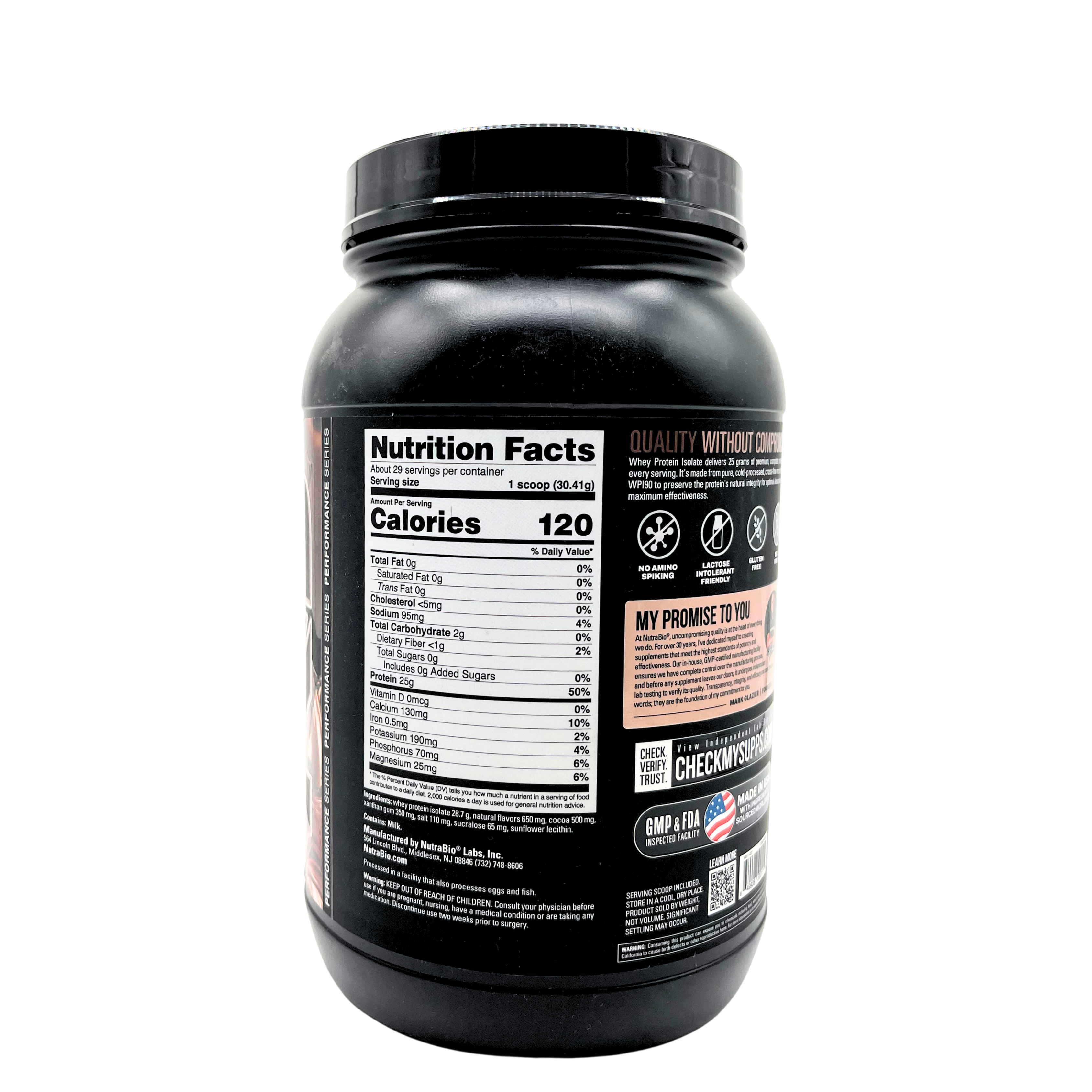 Whey Protein Isolate Gourmet Chocolate