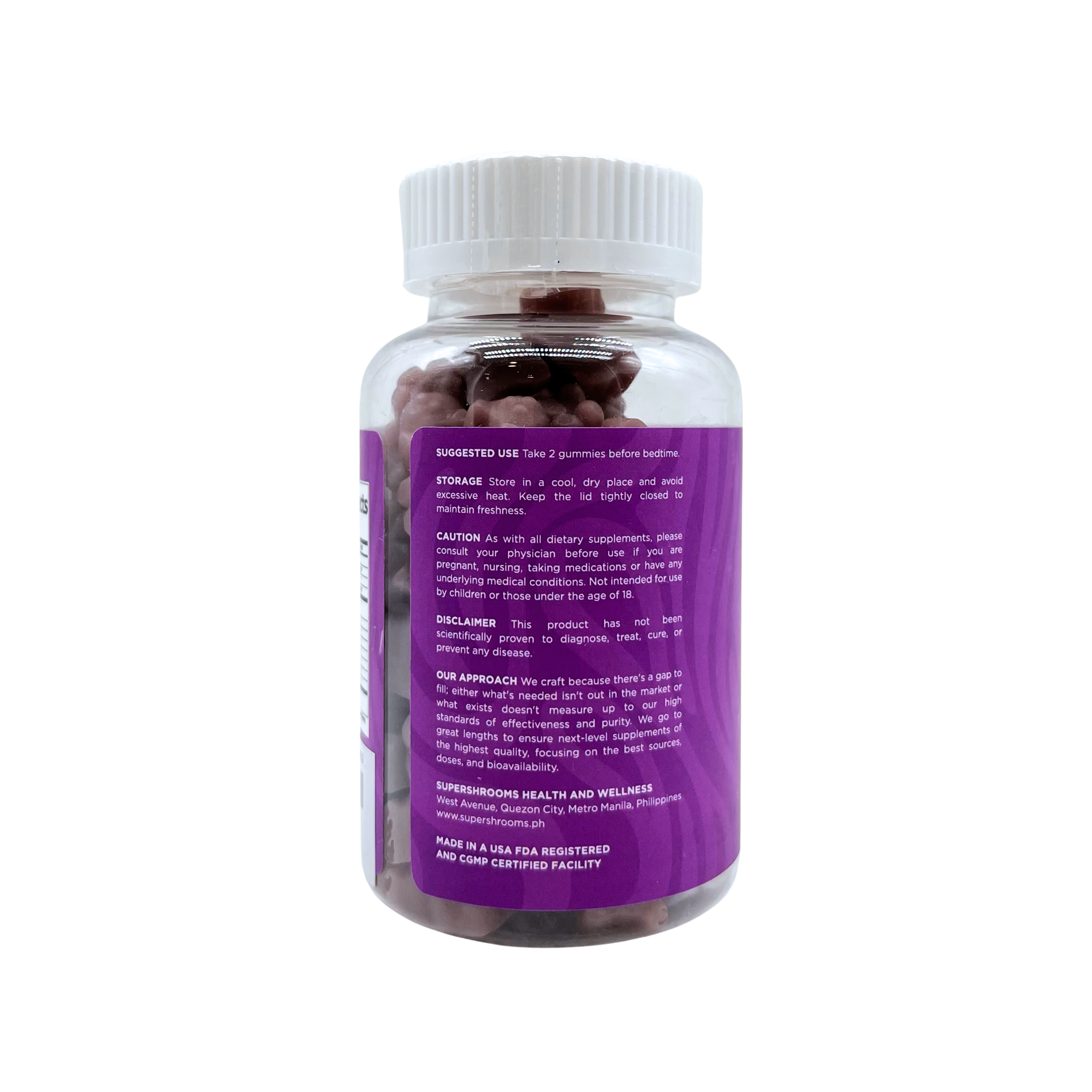 Supershrooms - Reishi Melatonin Gummies