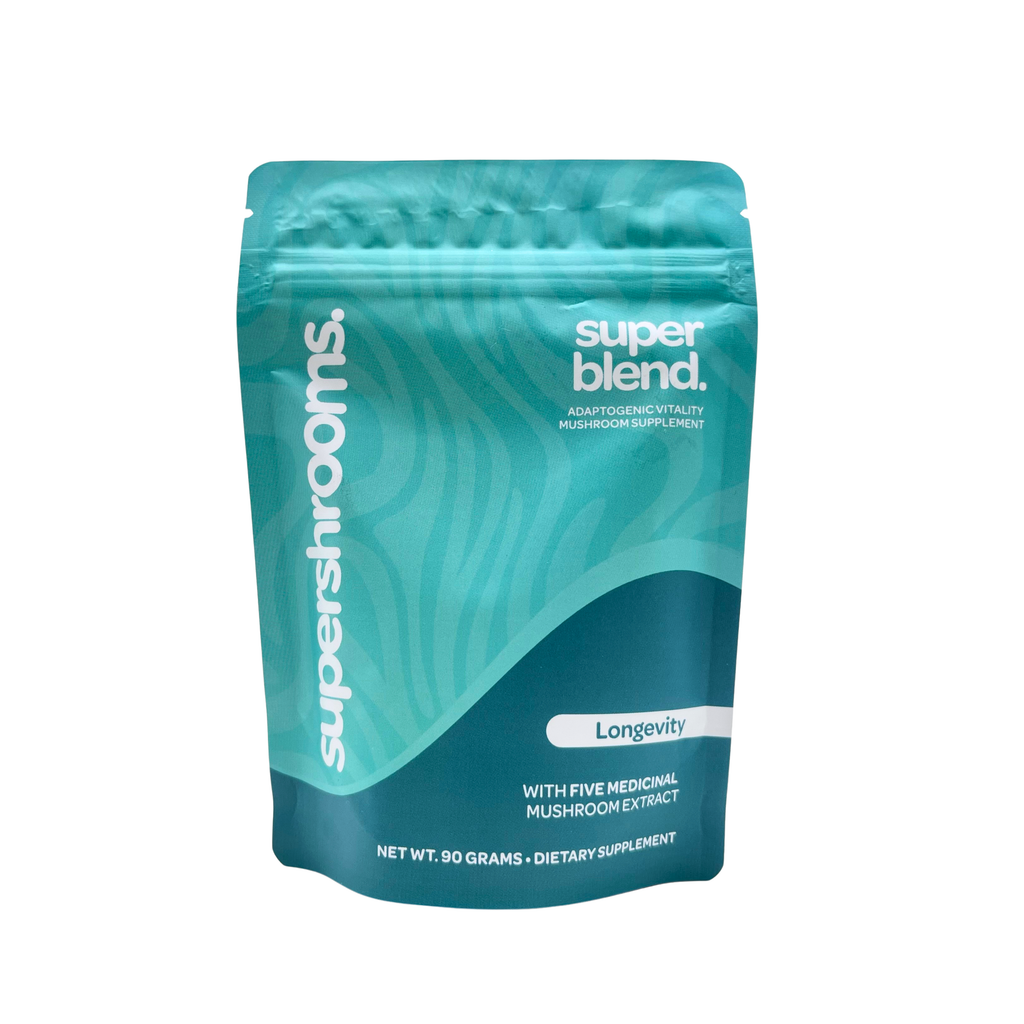 Supershrooms - Longevity 5 in 1 Super Blend Mushroom Extract Supplement