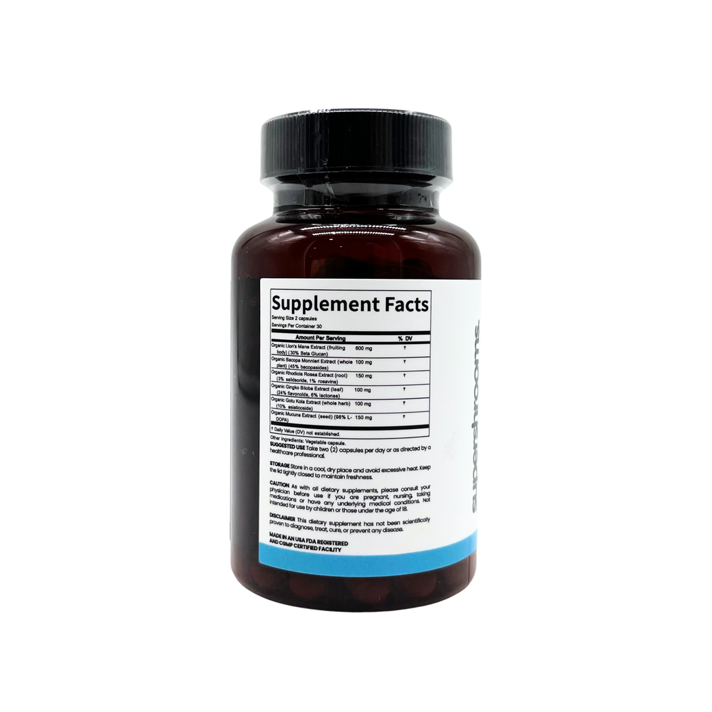 Supershrooms - Mind Master 6 in 1 Capsules