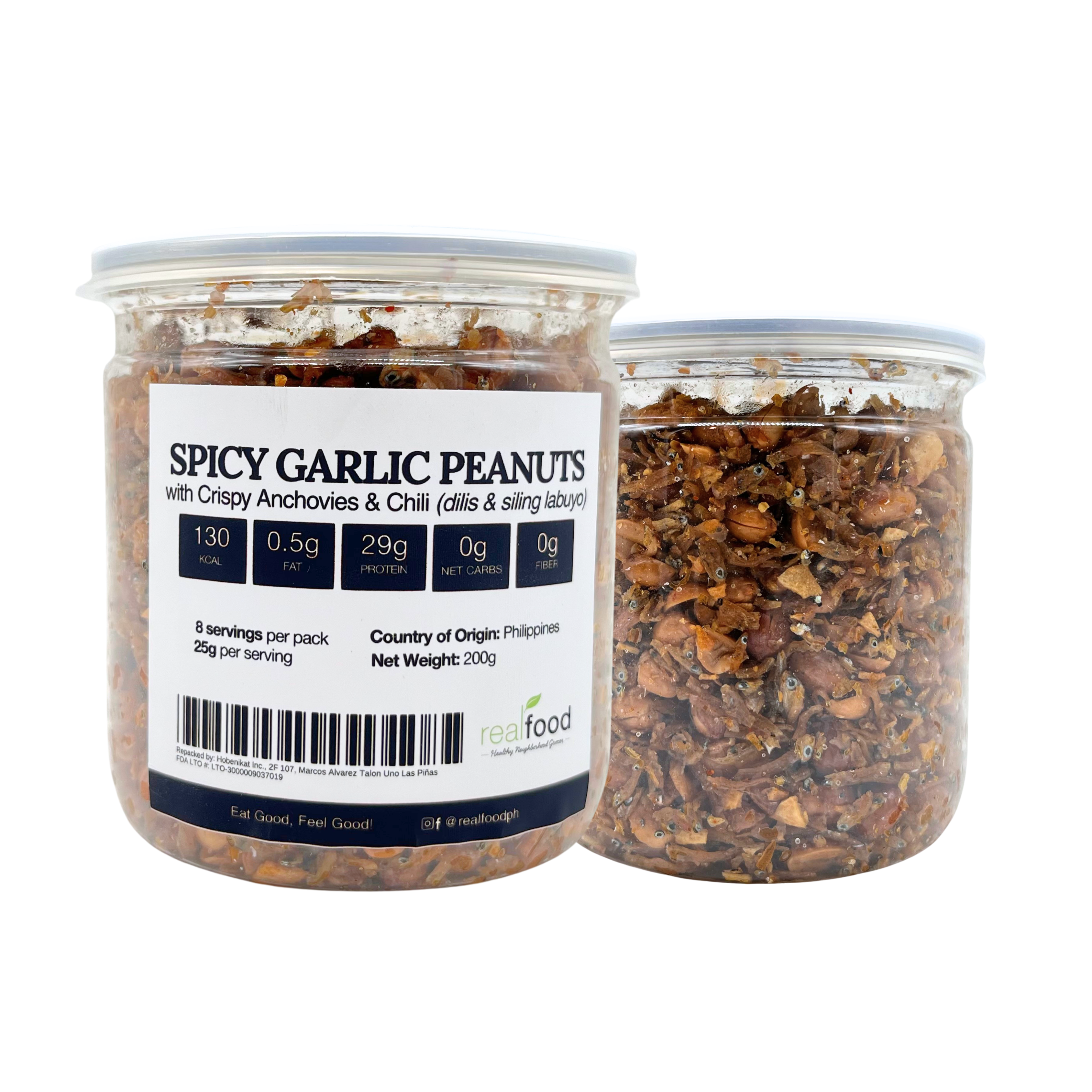 Real Food - Spicy Garlic Peanuts with Crispy Anchovies (Dilis)