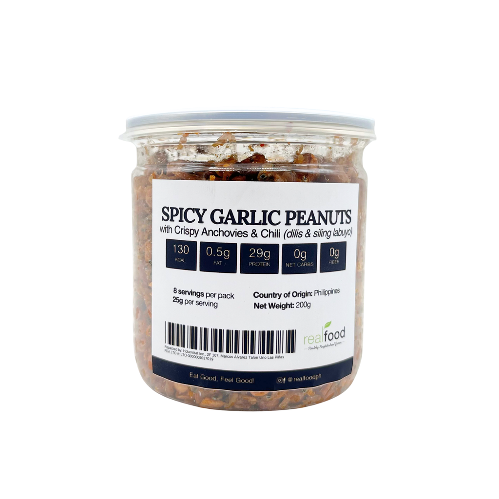 Real Food - Spicy Garlic Peanuts with Crispy Anchovies (Dilis)
