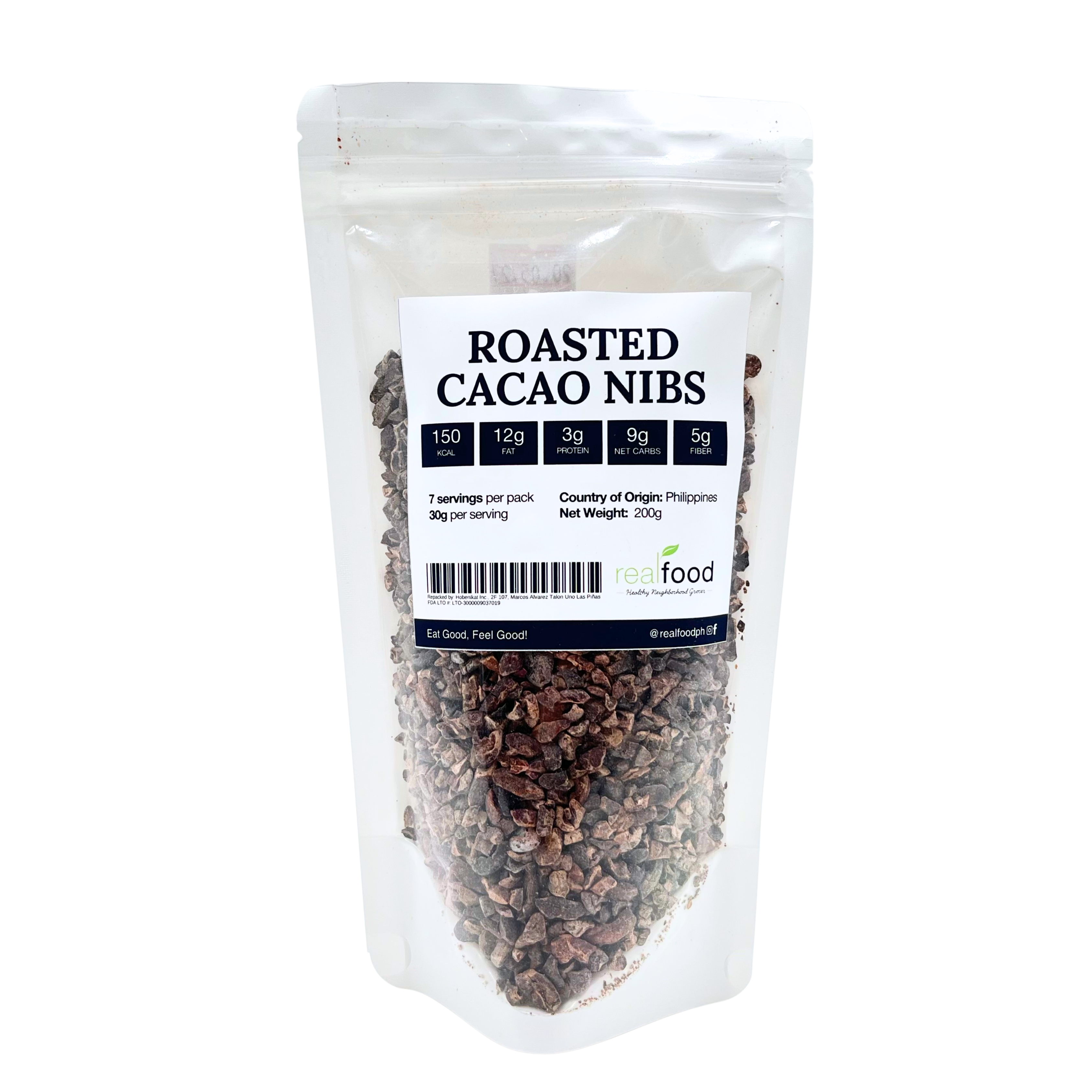 Real Food - Roasted Cacao Nibs