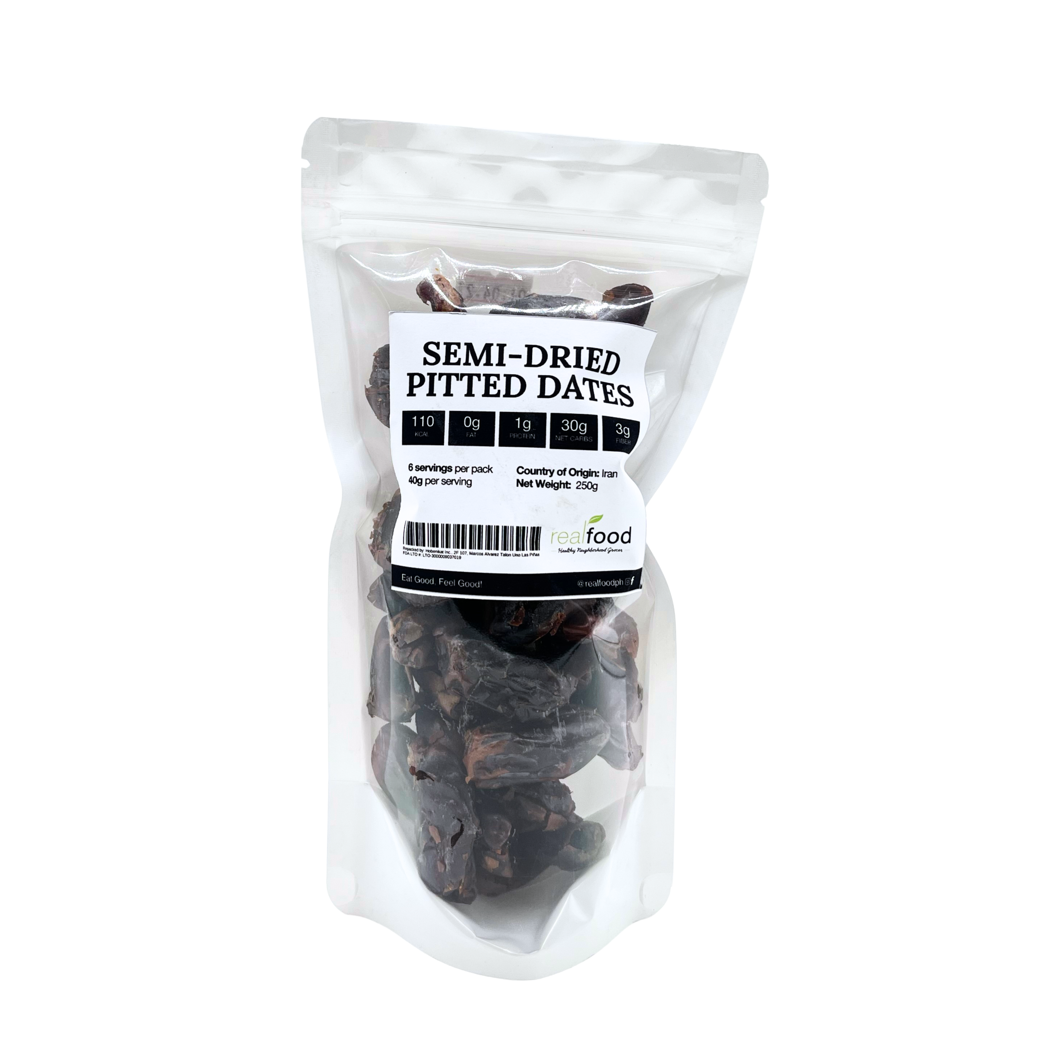 Real Food - Semi-dried Pitted Dates