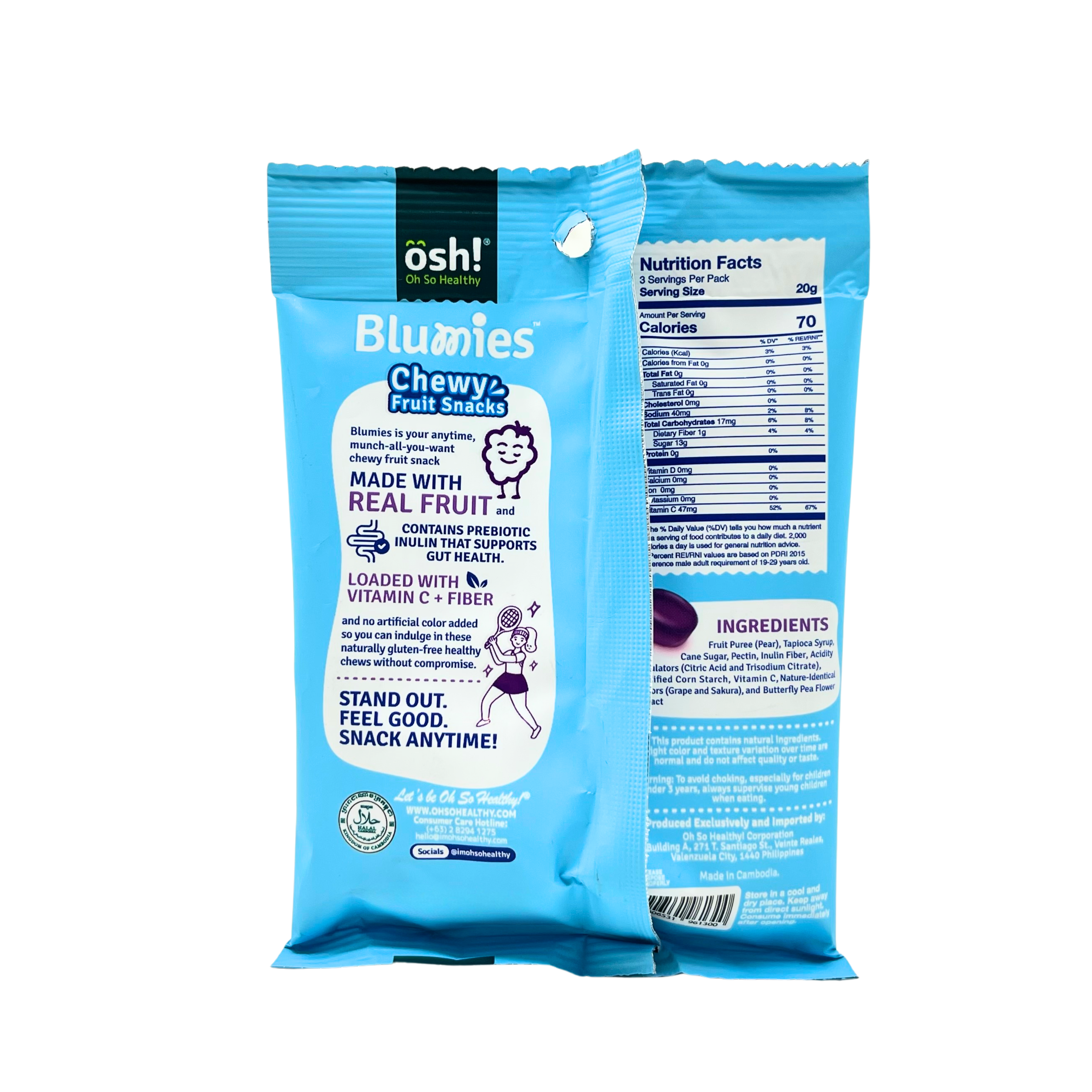 Blumies - Blissful Grape & Sakura Prebiotic Gummies