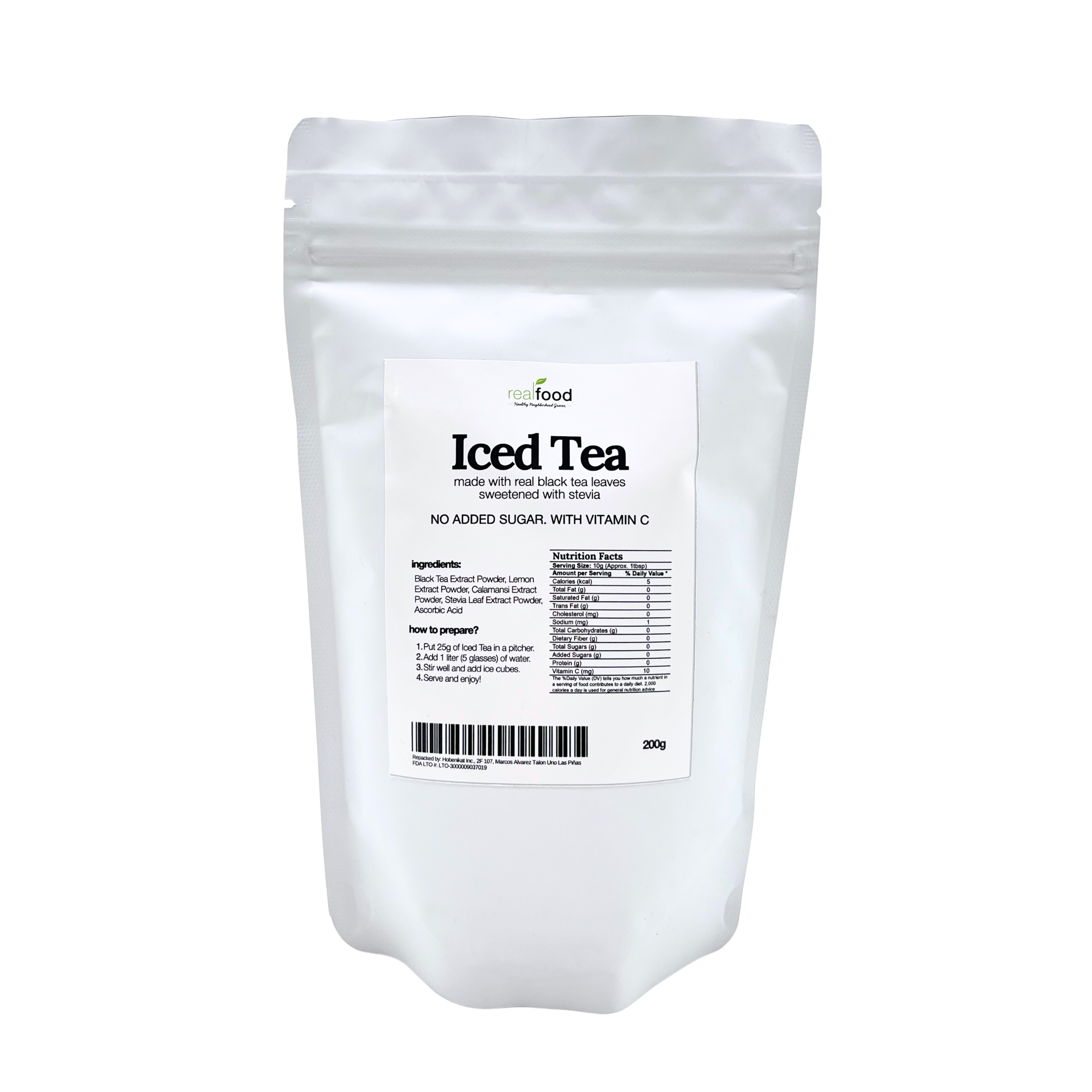 Real Food - Iced Tea Powder – Real Food PH