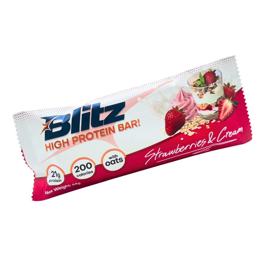 Blitz - Strawberries & Cream Protein Bar
