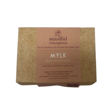 Mindful Indulgence – MYLK Chocolate Truffle Salt Peanut Butter Cups
