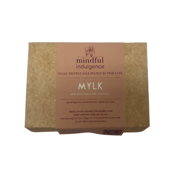 Mindful Indulgence – MYLK Chocolate Truffle Salt Peanut Butter Cups