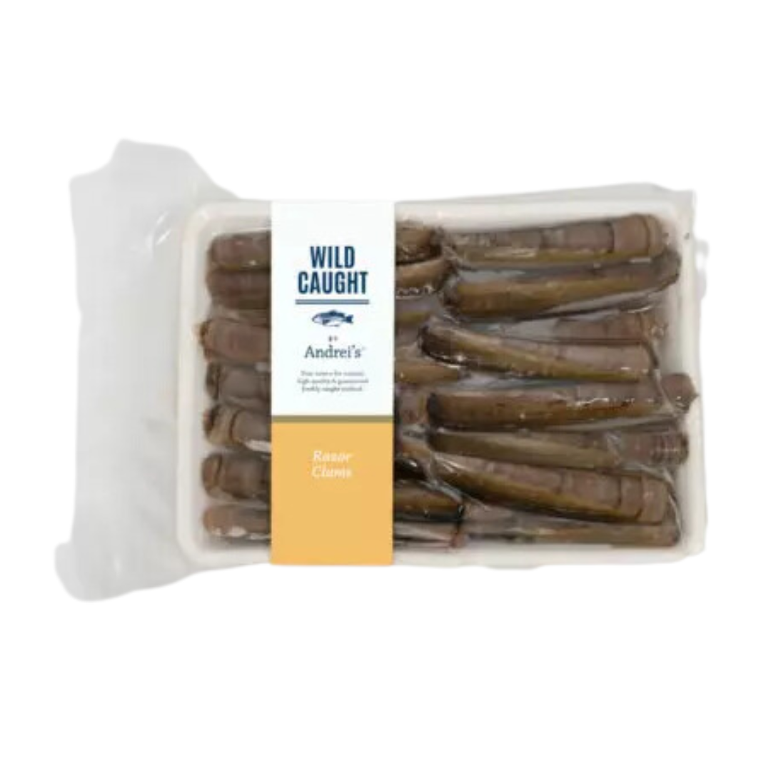 Packaged Razor Clams Wild Caught – Atlantic Razor Clams | Real Food PH