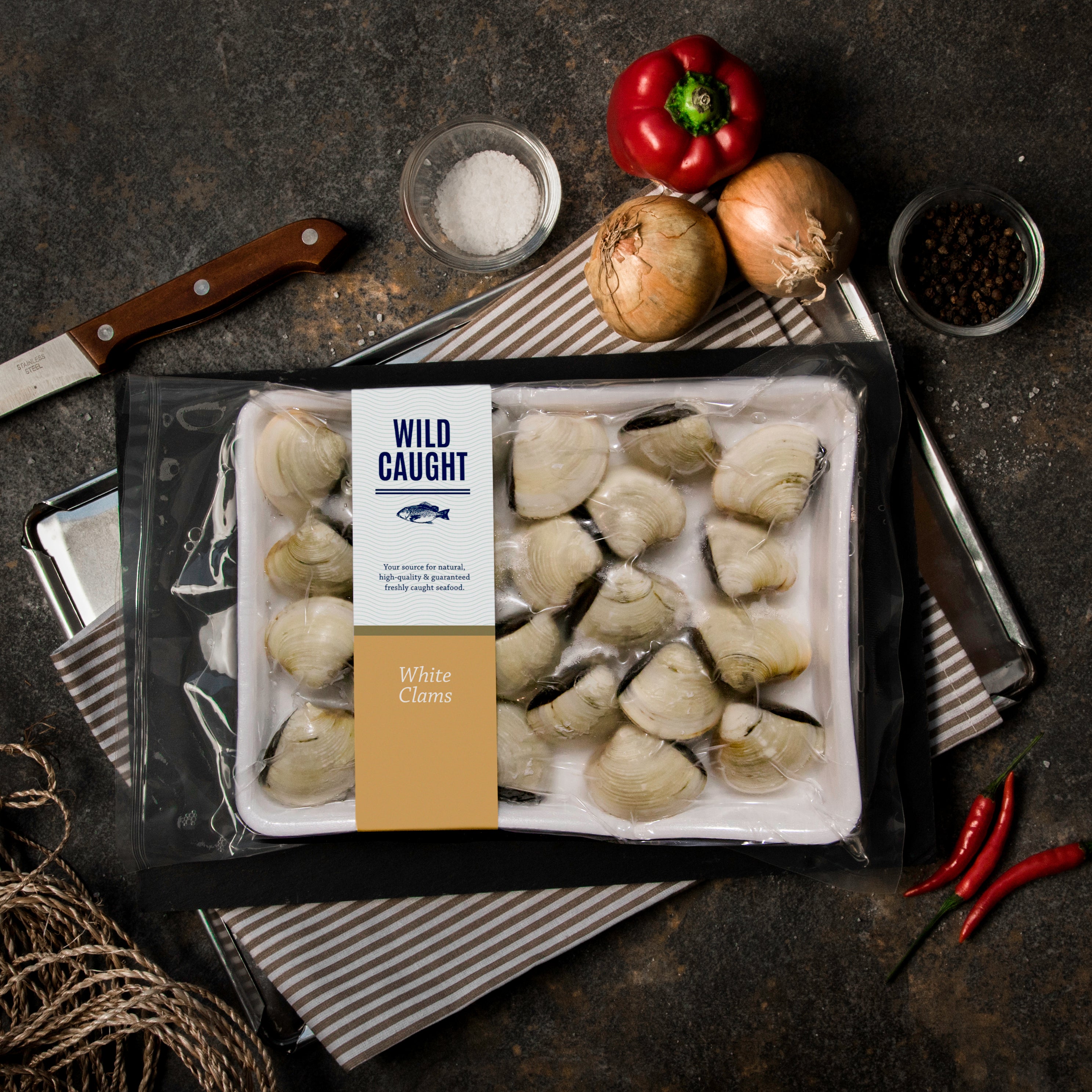 Wild Caught – White Clams