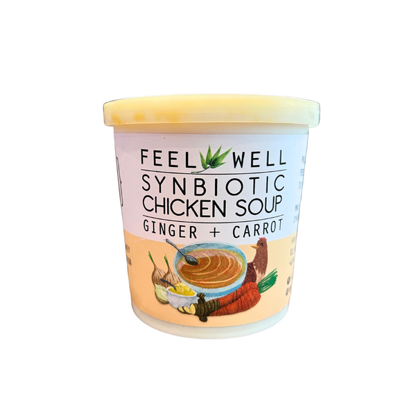 Feel Well – Synbiotic Chicken Soup (Ginger + Carrot)