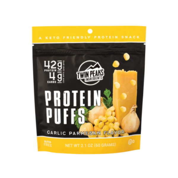 Twin Peaks Ingredients – Protein Puffs (Garlic Parmesan Flavor)