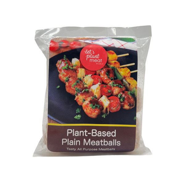Let's Eat Meat – Plant-Based Plain Meatballs