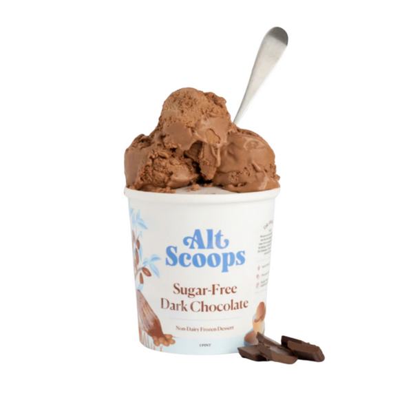 Alt Scoops – Dark Chocolate Ice Cream (Sugar-Free)
