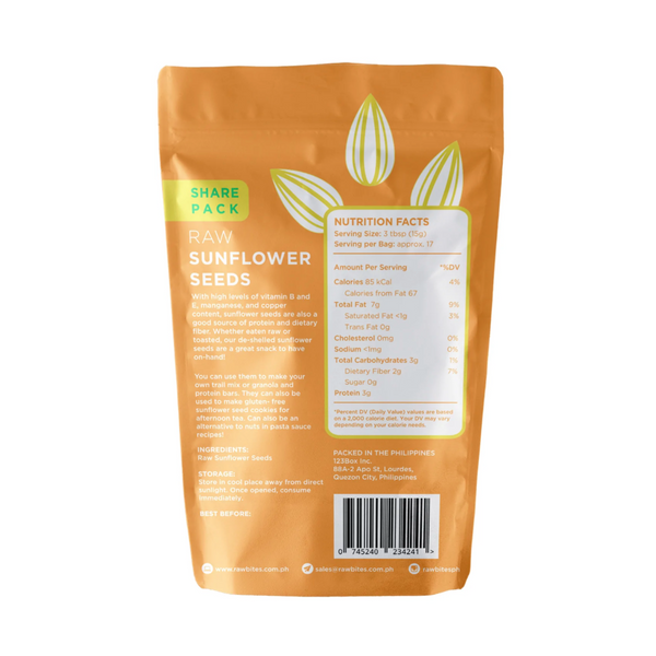 Raw Bites – Sunflower Seeds