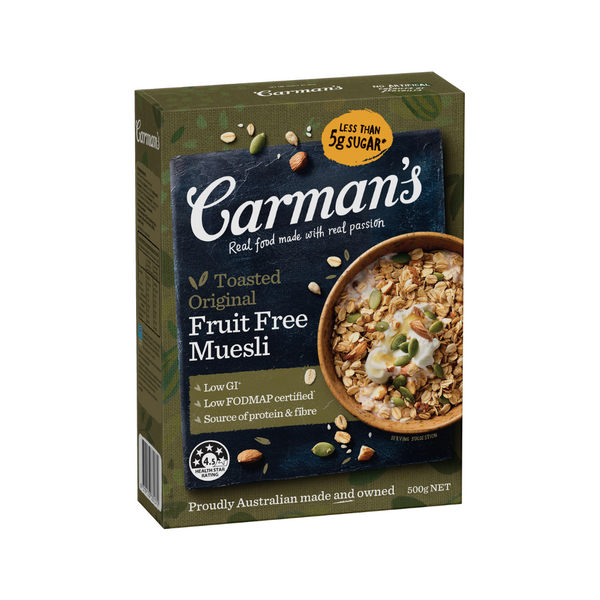 Carman's  – Toasted Original Fruit Free Muesli