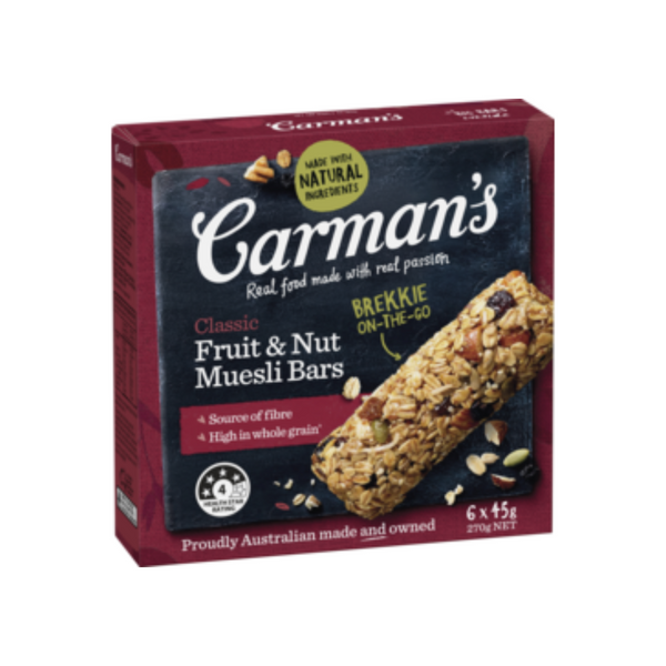 Carman's  – Classic Fruit & Nut Muesli Bar