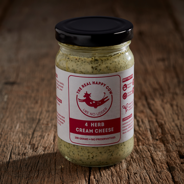 The Real Happy Cow – 4-Herb Cashew Cream Cheese