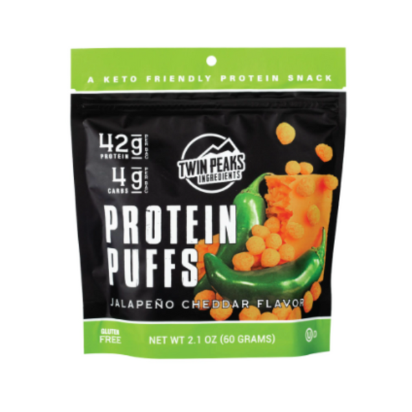 Twin Peaks Ingredients – Protein Puffs (Jalapeno Cheddar Flavor)