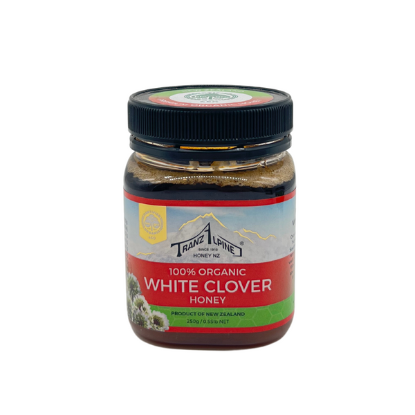 Tranz Alpine — 100% Organic White Clover Honey