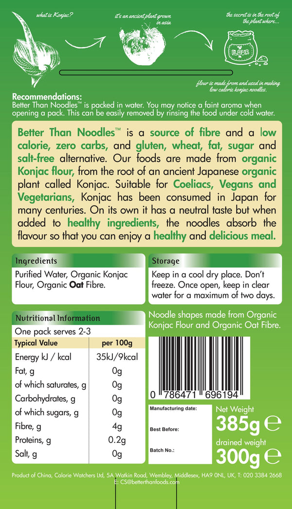 Better Than Foods — Noodles (Organic)