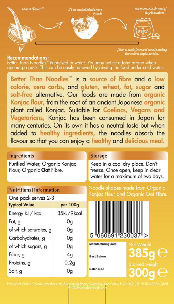 Better Than Foods — Thai Style Noodles (Organic)