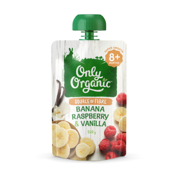 Only Organic — Banana Raspberry & Vanilla (8 mos+)