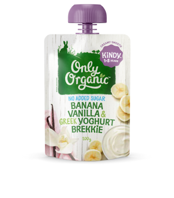 Only Organic — Banana Vanilla & Greek Yoghurt Brekkie (1-5 yrs)