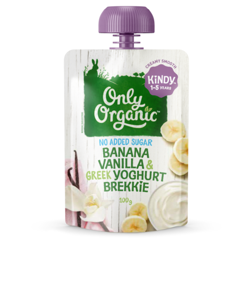 Only Organic — Banana Vanilla & Greek Yoghurt Brekkie (1-5 yrs)