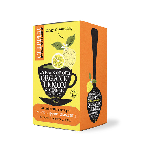 Clipper Teas – Organic Lemon & Ginger Infusion