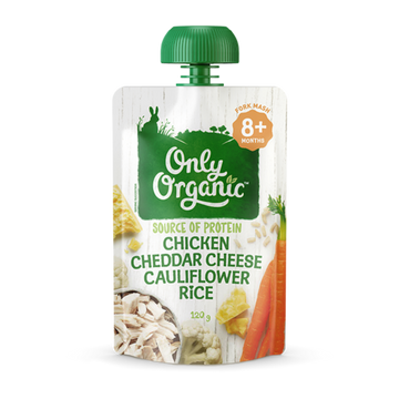 Only Organic — Chicken Cheddar Cheese Cauliflower Rice (8 mos+)