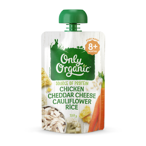 Only Organic — Chicken Cheddar Cheese Cauliflower Rice (8 mos+)