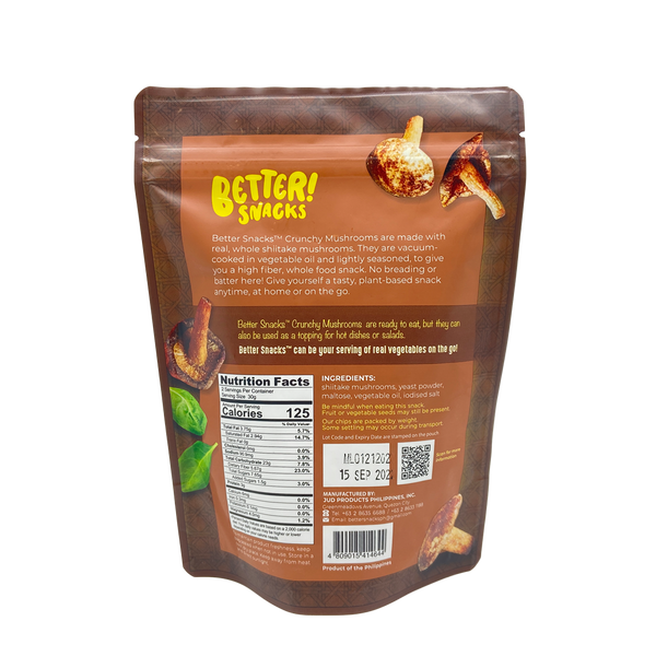 Better Snacks – Crunchy Mushroom Chips