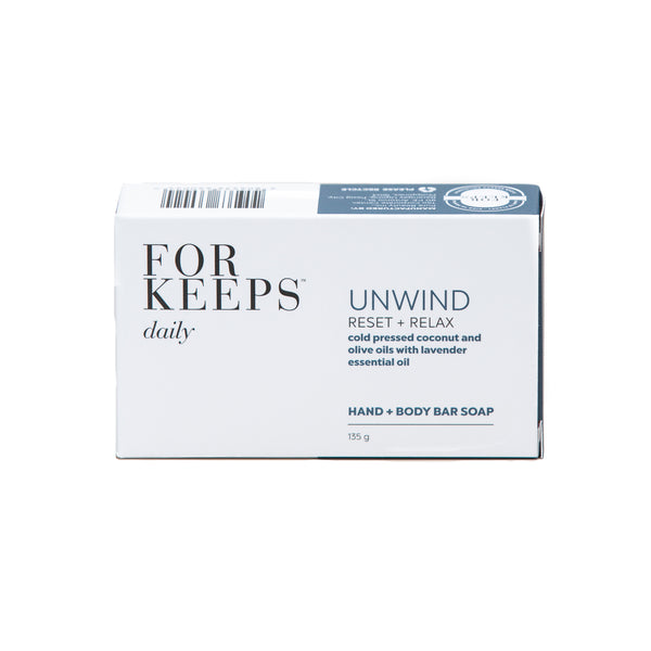 For Keeps – UNWIND Hand and Body Bar Soap
