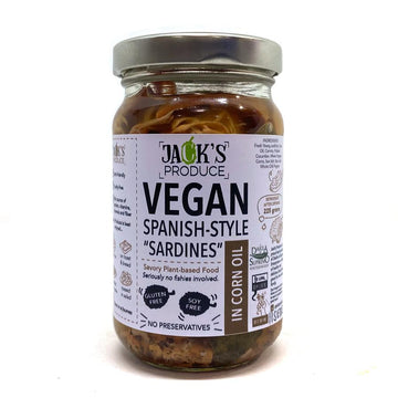 Jack's Produce – Vegan Spanish-Style Sardines in Corn Oil