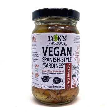 Jack's Produce – Vegan Spanish-Style Sardines in Rice Bran Oil