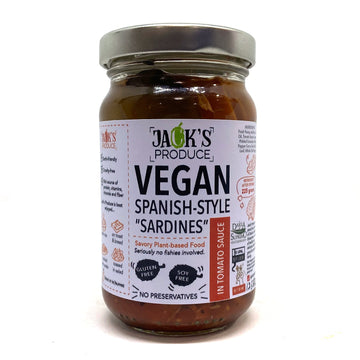 Jack's Produce – Vegan Spanish-Style Sardines in Tomato Sauce