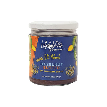 Lifestyle Gourmet – All Natural Hazelnut Butter With Pumpkin Seeds