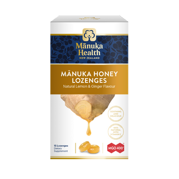 Manuka Health — Manuka Honey with Ginger & Lemon Lozenges