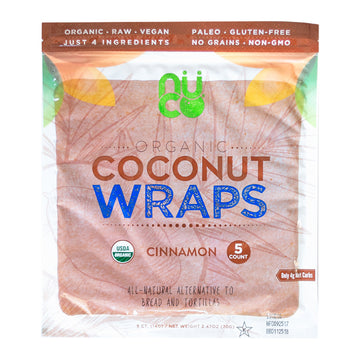 Nuco – Organic Coconut Wraps (Cinnamon)