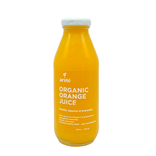 Arete Lifestyle — Organic Orange Juice