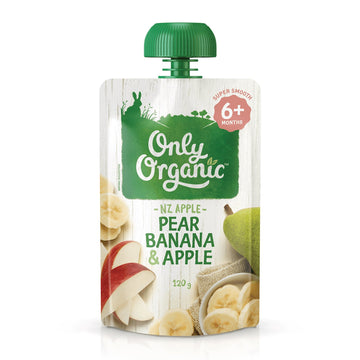 Only Organic – Pear, Banana & Apple Baby Food