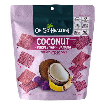 Oh So Healthy! – Coconut Purple Yam Banana Crisps