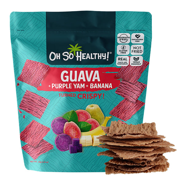 Oh So Healthy! – Guava Purple Yam Banana Crisps