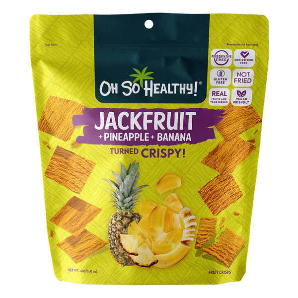 Oh So Healthy! – Jackfruit Pineapple Banana Crisps