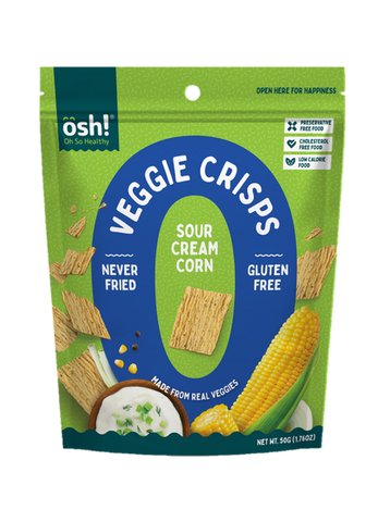 Oh So Healthy! – Sour Cream Corn Veggie Crisps