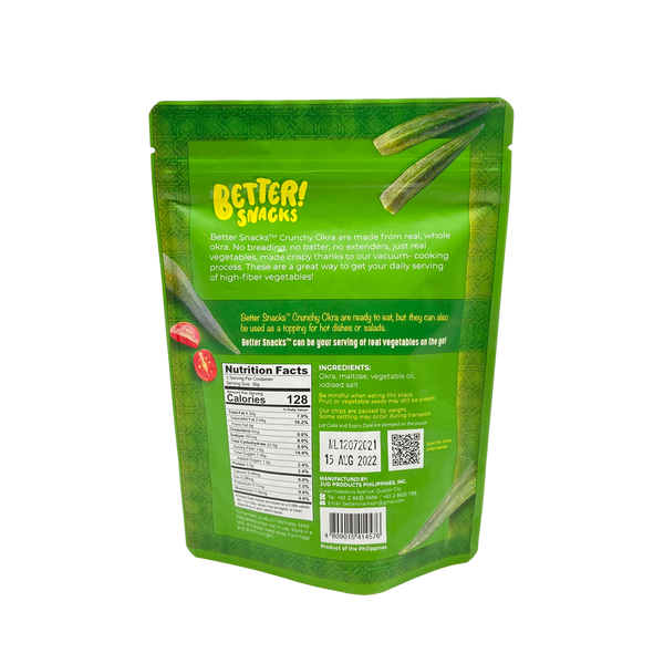 Better Snacks – Okra Chips