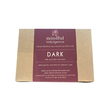 Mindful Indulgence – Dark Truffle Salt Peanut Butter Cups