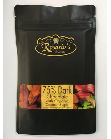 Rosario's — 75% Dark Chocolate with Coco Sugar